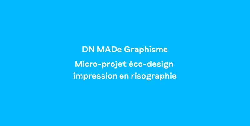 Impression en risographie