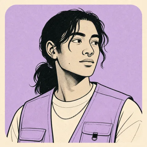 Portrait illustré, témoignage d'un étudiant