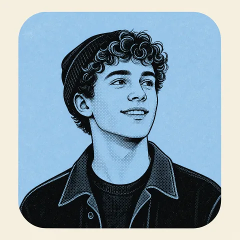 Portrait illustré, témoignage d'un étudiant