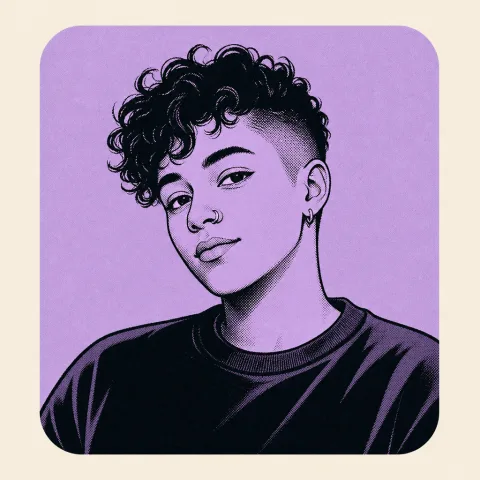 Portrait illustré, témoignage d'un étudiant