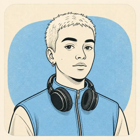 Portrait illustré, témoignage d'un étudiant